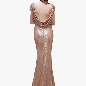 Sequin floor length gown